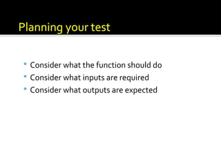 Python unit testing | ODP | Computing | Technology & Computing