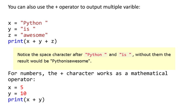 Python Variables.pptx | Programming Languages | Computing