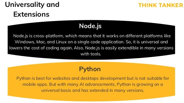 Python vs. Node.js: Which is Best for your Web Application? | PDF
