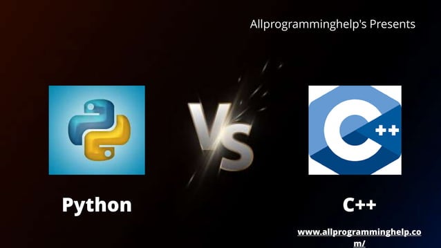 Python vs c++ ppt | PPTX | Programming Languages | Computing