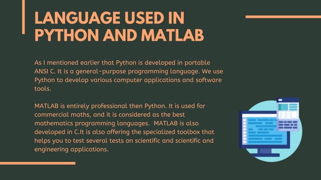 Python vs MATLAB: Which one is the best language | PPT