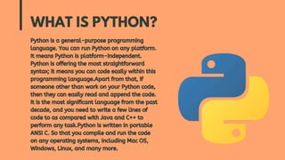 Python vs MATLAB: Which one is the best language | PPT