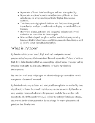 R Vs Python – The most trending debate of aspiring Data Scientists | PDF
