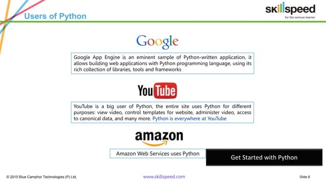 Python and BIG Data analytics | Python Fundamentals | Python ...