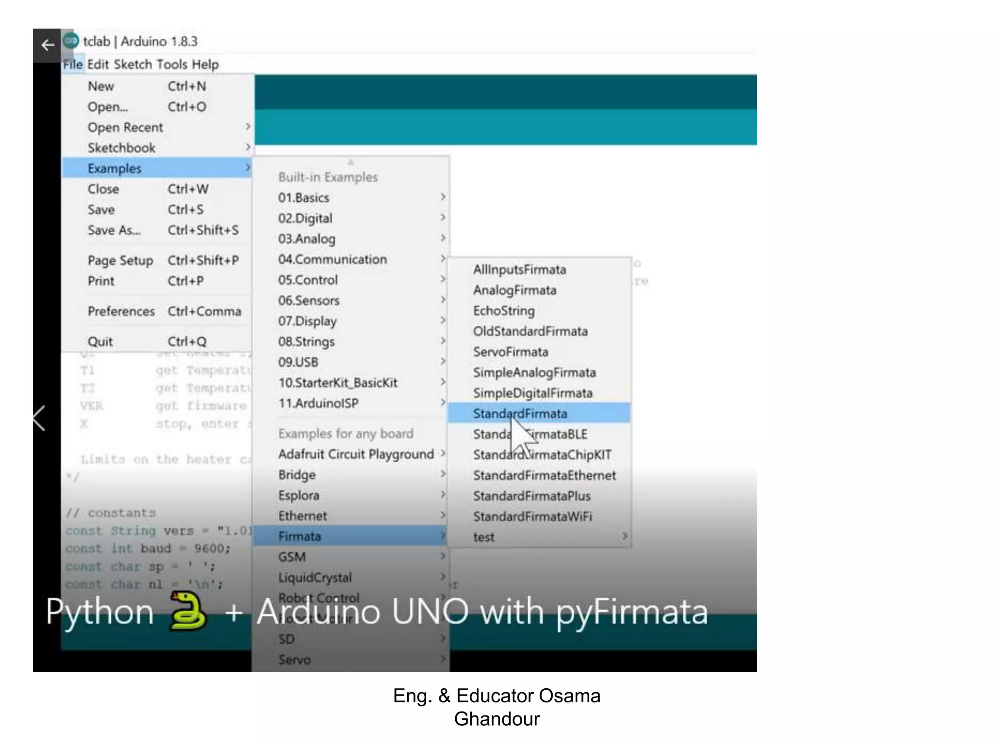 Eng. & Educator Osama
Ghandour
 