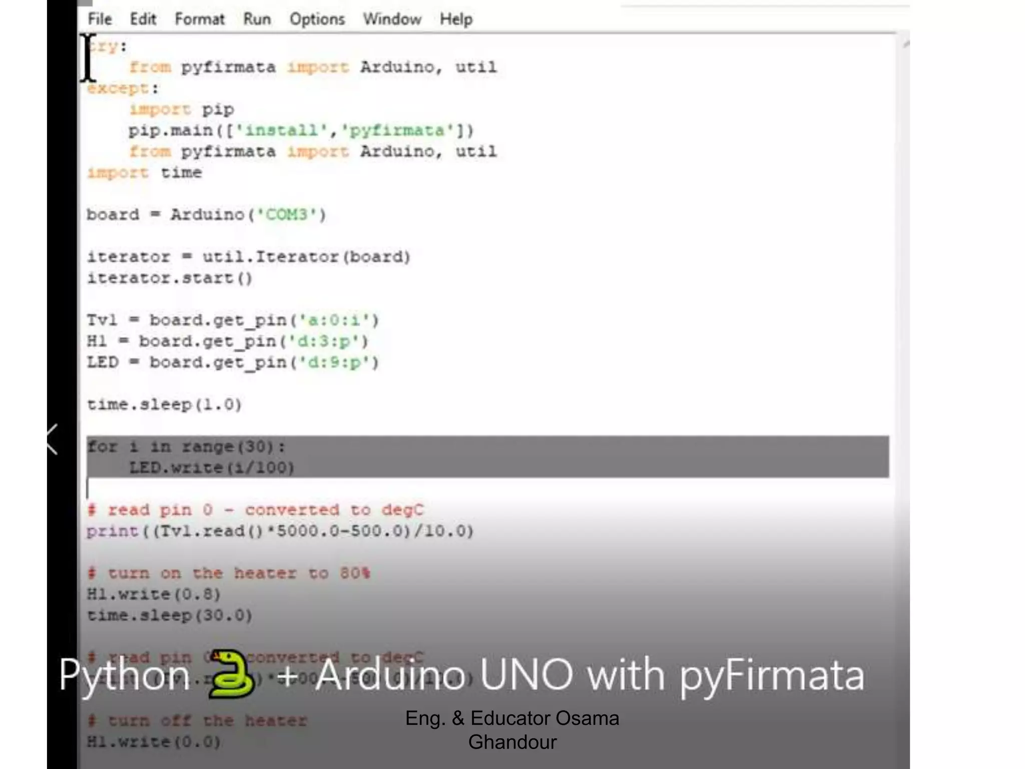 Eng. & Educator Osama
Ghandour
 