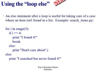 Eng. & Educator Osama
Ghandour
 