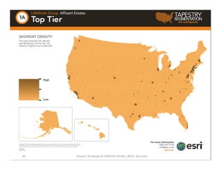 45 Source: Stratasan & LifePoint Health, 2015; esri.com
 
