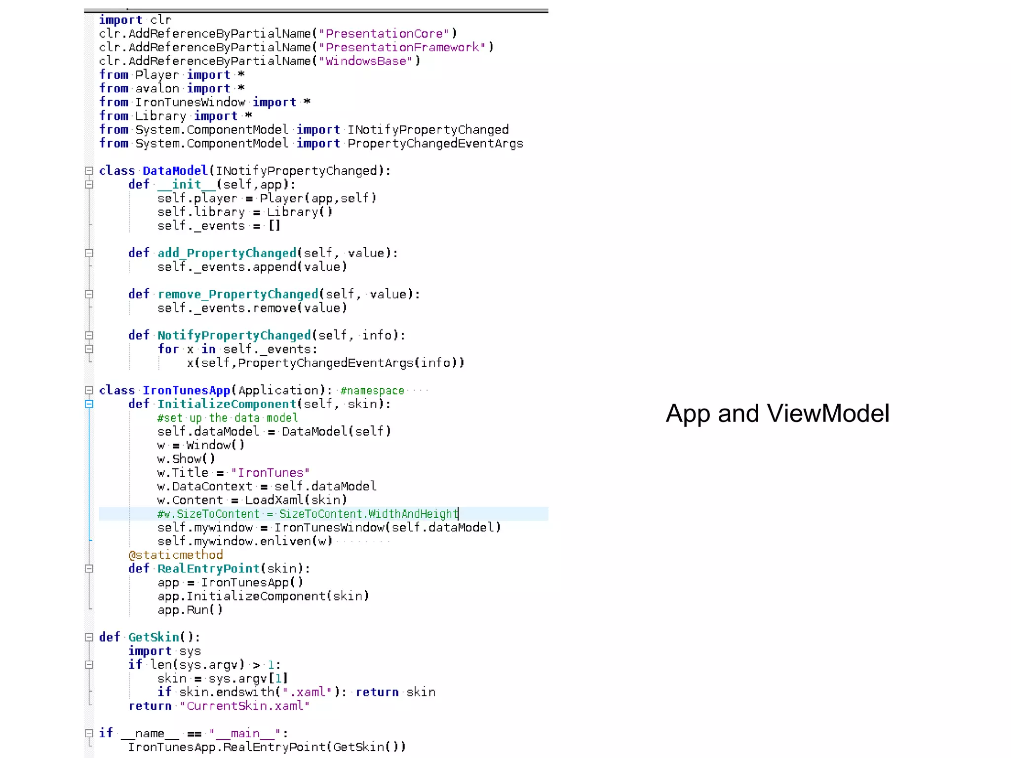 App and ViewModel 