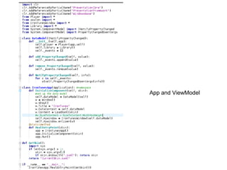 App and ViewModel 