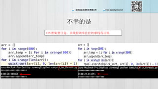 ѸƳɿƼ޹˾ www.speedycloud.cn
ҵ
CPUܼ񣺶߳Чȵ̻߳
 