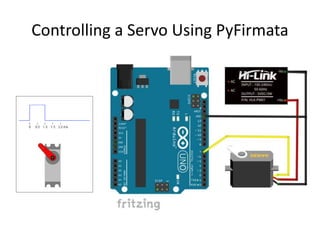 Controlling a Servo Using PyFirmata
 