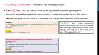 Python Regular Expressions | PPT