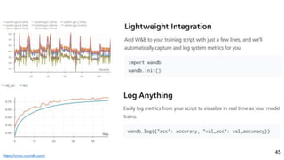 45
https://www.wandb.com/
 
