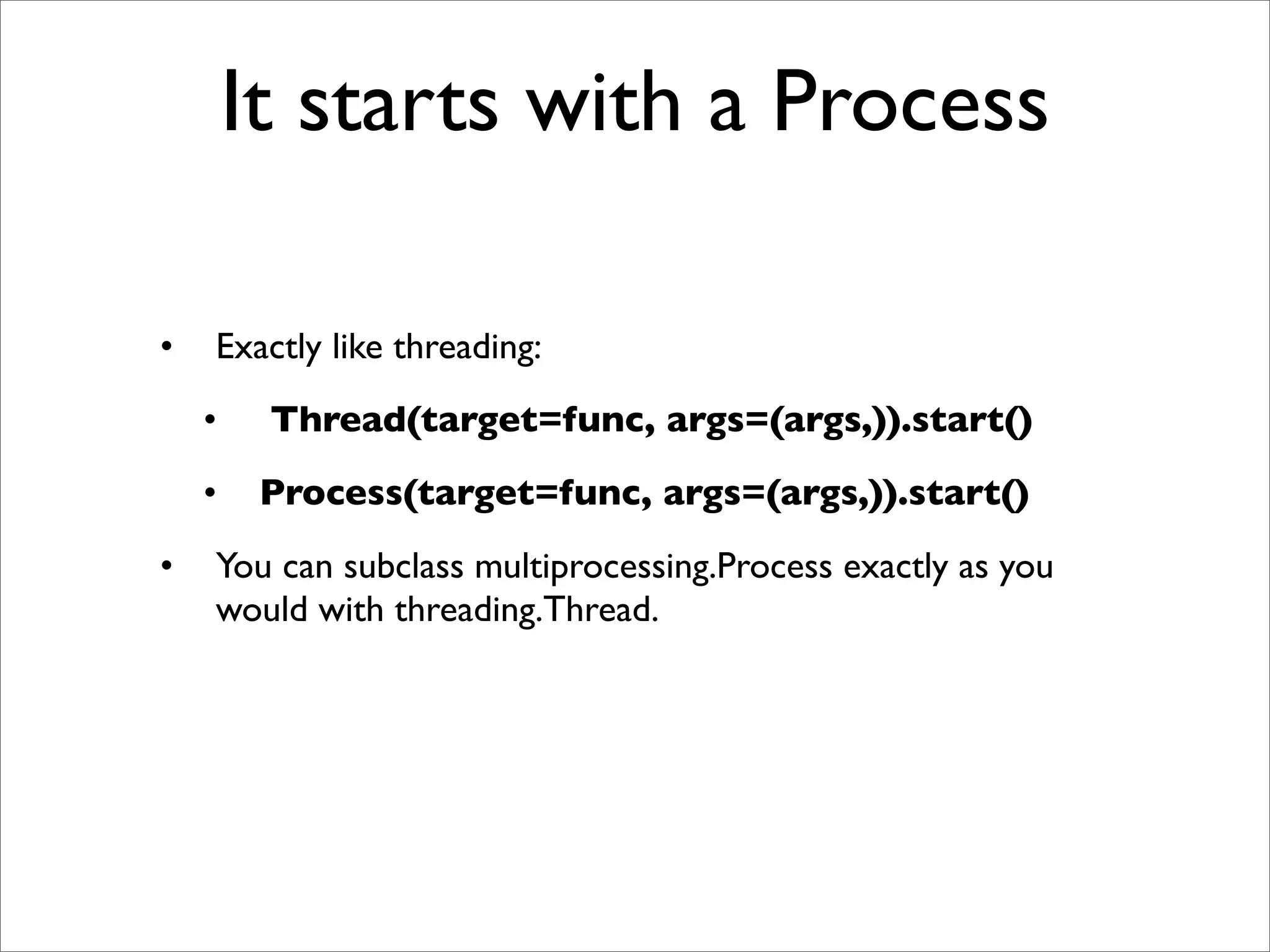Multiprocessing with python