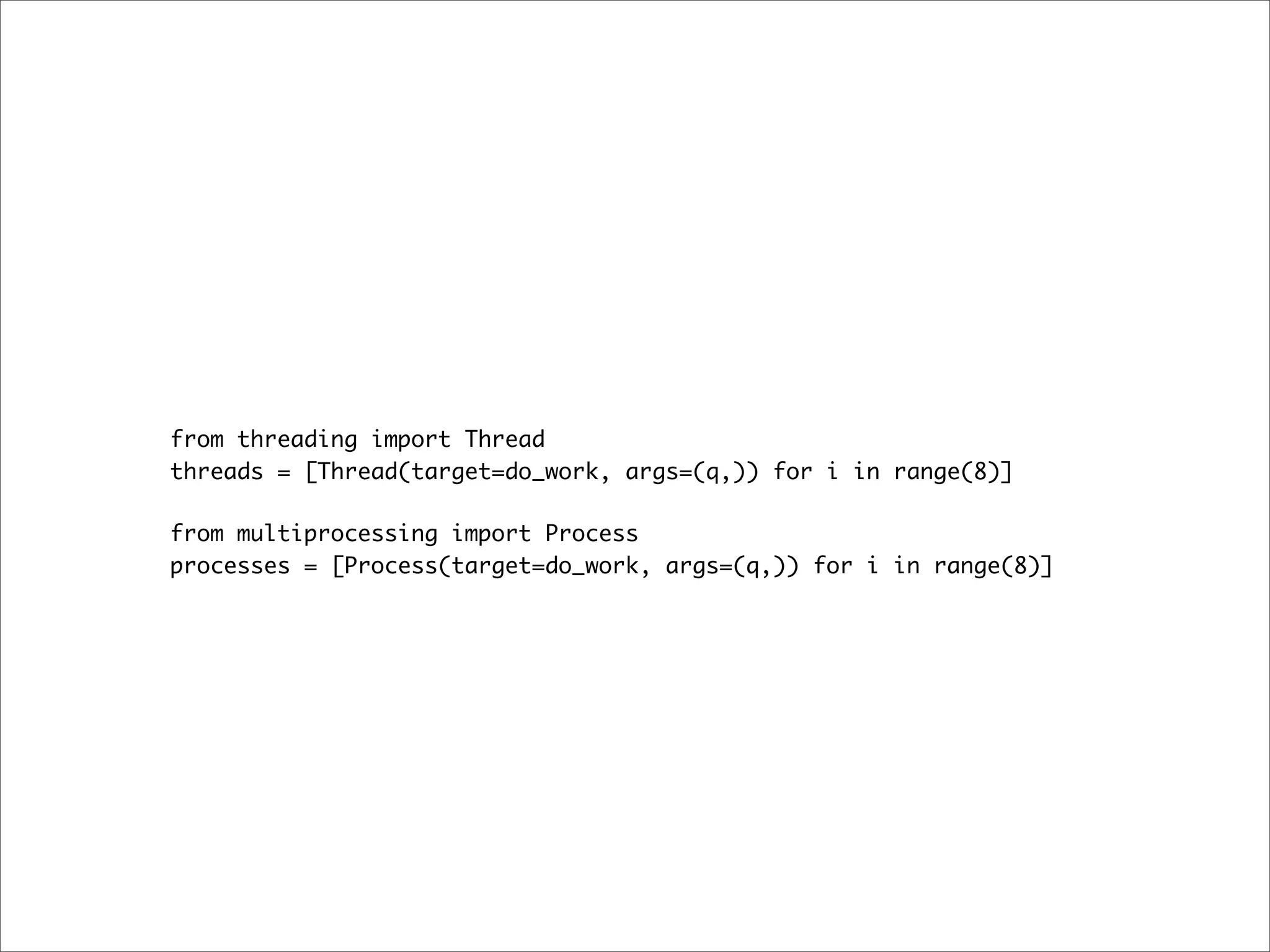 Multiprocessing with python