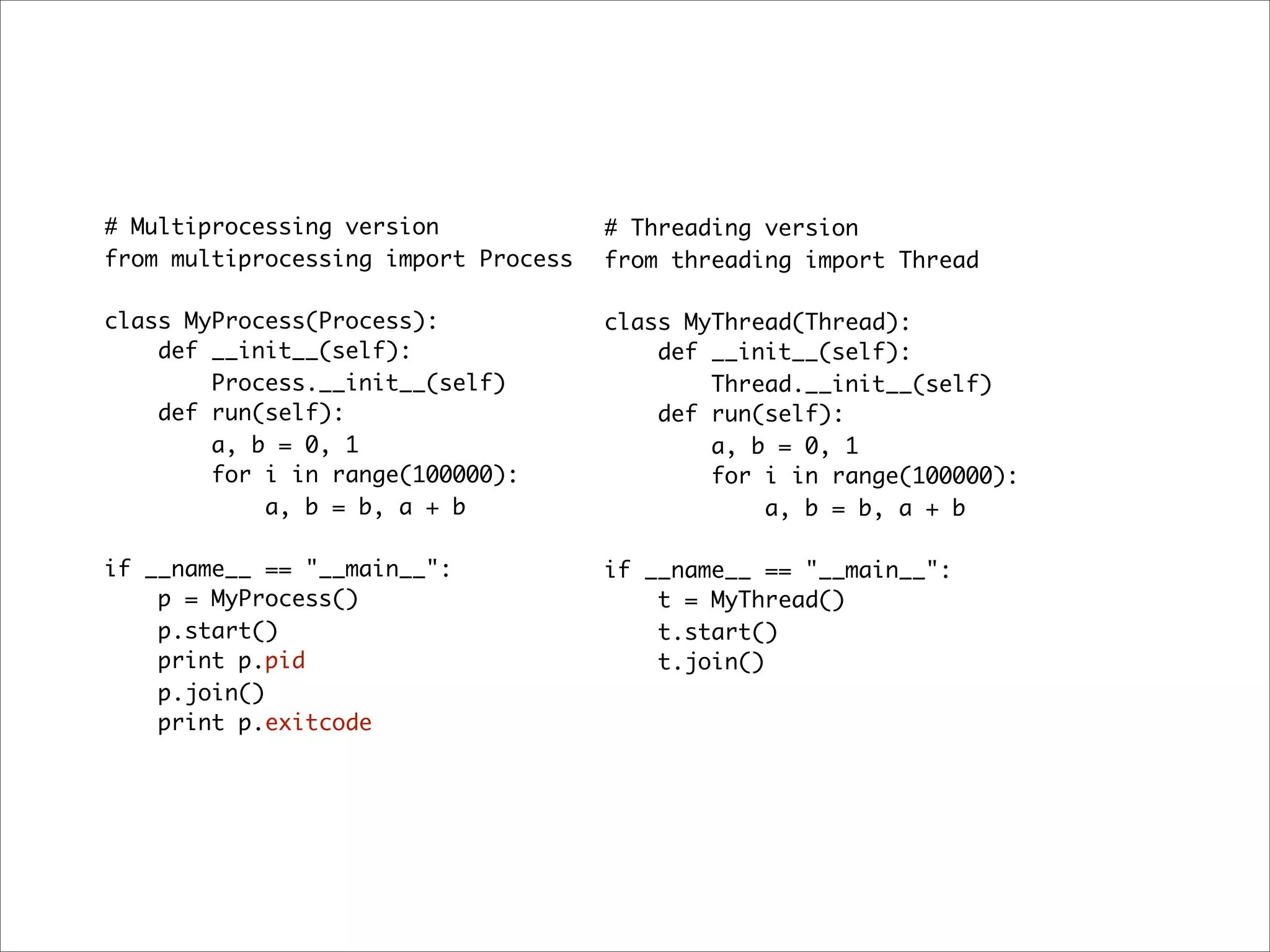 Multiprocessing with python