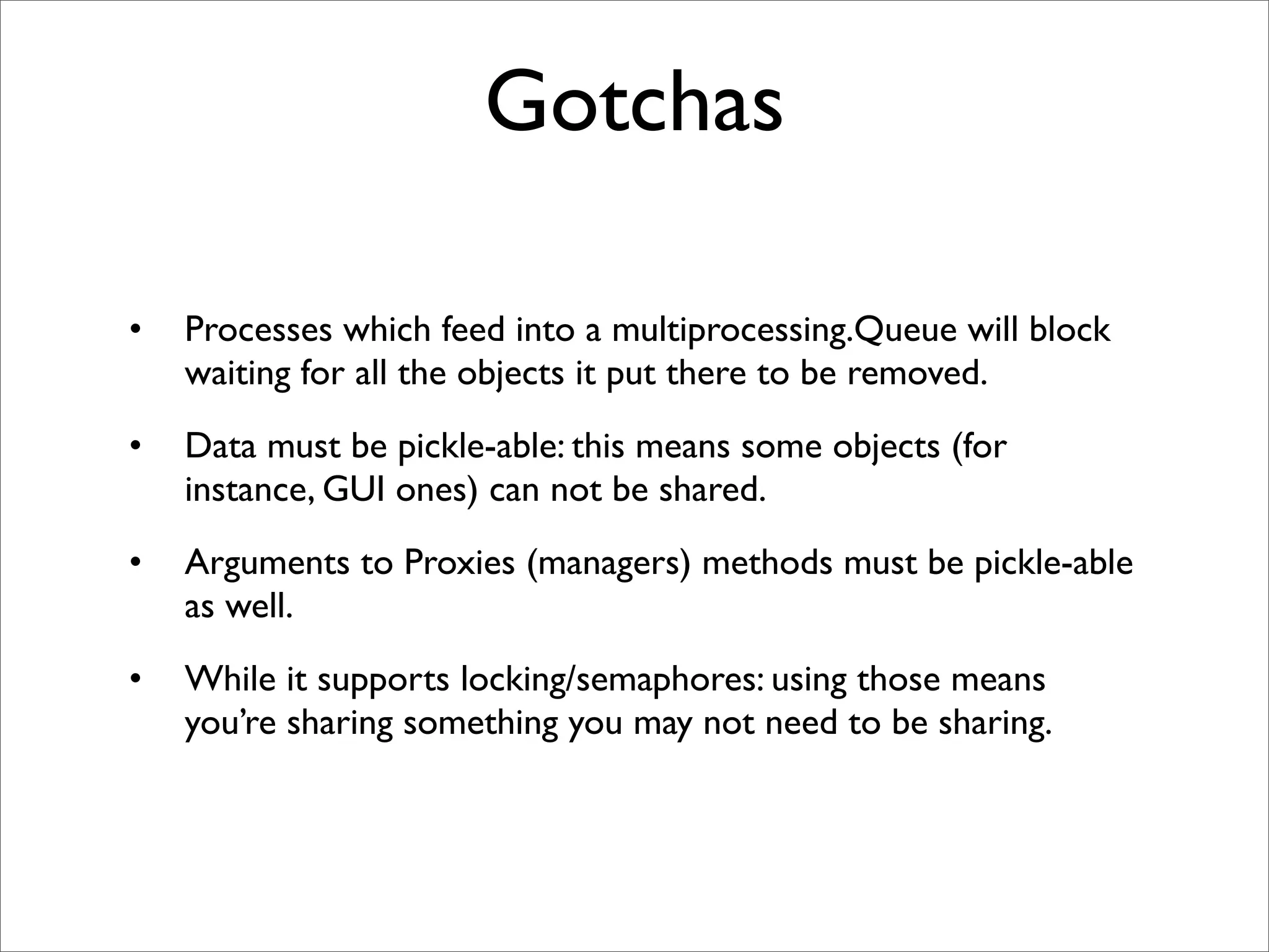 Multiprocessing with python