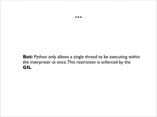 Multiprocessing with python