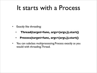 Multiprocessing with python