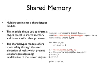Multiprocessing with python
