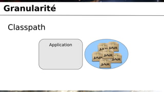 Granularité

Classpath

            Application
 