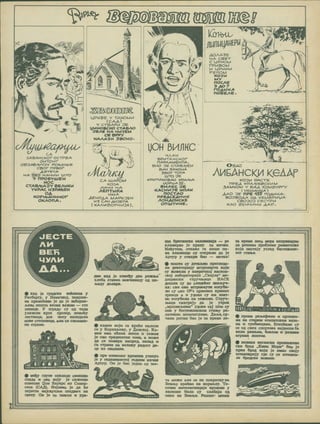 mr o
-
9<
t;-:
j
 *S
>
'mMI

?■ s<
s
- 1
rrr
hi
ur
,
/

& UPKBE V TAKOA^Vl
fCAA")
V CTBAPVt DE
UMHOSCKD CTA6AO
OEAE HA HWOEM
ceepjcy
HAAA3M 3BOMO-
c
!
/
V
SJB
O
(yiiyuM^api^io
CA
DASAHCKOr OCTPBA
OHTOHr
OBDABAPVDV PO^EVbe
cBor nPBor
Aetbta
HA -TA-3 HAMHH UJTO
y npoevujEH
HOC
CTABAJAUV BEAHKH
YKPAC M3PAt»EH
OA
KOPVfcAHVIHOr
OKAOnA.
v~ J
^T1
T
(MMJuw
CA UJAPOM
KODA
AMHH HA
AEPTMPA
hma
AEHPAA MAPkOEH
M3 CAH AHOEPA
C KAAHdJOPHUOA).
maah
BPHTAHCkOr
nAPAAMEWTA,
BMO 3E CTASA>EH
BAH 3AROWA
3eor -rorA
UJ-TQ OE
KPVrTHKOBAO kPAA»A
UOPWA m.
BMAKC DE
KACHM3E MOAH
nOCTAO
npeaceAhh k
AOHAOHCKE
OniUTMHE.
kSwc
iiunmiAHEPH^
AOAA3E
HA CBET
C uphom
PPHBOM
Vt uphhm
PEPOU
KOOH
MV
nOCAE
3 AO 7
poamwa
nOBEAE .
n
7#-
^sr
Obao
aheahckm KeAAp
KOOU PACTE
nPEA HPAAJHBCkH M
3AMkOM V BAA KOMBVPrV
( HEMAHkA')
AAO 3E nPE -155 TOAHHA-
BOOBOAA OA WEMBPHV/A
CBoaoa CEC-rpM
kAO BHHMAHH AAP.
AM
I MYAM
^ /LA... J
# Kafl je rpaflCKa neKinma y
PitT6epry, y HeManooj, aaapme-
aa npHueheno je aa je 3a6opaB-
jbeHo Heurro Beoua aaxcuo — ere
neHHtce. y arpaay cy oa Taaa
ymwimi Kpoa npoaop, noMohy
jiecTBMpa, aoK HMCy Haatiaajm
Boae crenemme, aJin ca cnojbaui-
ne crpane.
>
uuuU
...........
# wejjy rayne omcaaae caaxaso
cnaaa m oaa Kojy je cKusoroio
raaecHH IJoh Bayepc us CoMep-
cera (CAJU. Hajaaxo je aa he
nojeCTM HajcKyruhM ceHaann aa
caexy. Oh je to aaMcra v ypa-
ano Kaa je H3Mehy aaa peauaa
xJie6a erasmo HOBHaimuy oa xm-
n>aay acwiapa.
# KaMen HojM ce Kpehe Kaaaaw
ce y Bopaxajmy, y flaacKoj. Ka-
mch mma o0jimk Jionre a TexcaK
je oko TpaaeceraK Toifa, a mojko
aa ce noaepa aanpea. aaaaa m
ca crpaae aa aejiMKy paaocr ae-
ue aa oKosaae.
# ape aaaecHor apeueaa yraayo
je y ceaaxaaecroj roanaH Manax
Apryp. Oh je 6ho jeaaa oa ase-
aaa CpMraacxe TcaeBjaaje — pe
KJiaMHpao je xpaay aa Manxe.
MebyTiot, orxaKo ra aauxe He-
Ma BJiaoHMLjM cy otkpmjem aa je
Apryp y craapa 6mo — Ma<nca!
# nomro cy aarajbHo nperaeaa-
jim aeaeropmiy acrpoaayra noja
cy HtMBejiM y aMepaHKoj aacaoa-
exoj jia6opaTopMjM ..Cxajjia" mc-
awipiHCKM CTpyatbaxm HACE
aouum cy ao caeaeher aaiubya-
ica: cbm obm acrpoHaym MaryCa-
jem cy ioko 15'/» i^paeKHX kpbhmx
apaaaa a a yaoBM cy mm aaar-
ho MaryOHJiM aa xeacMiiM. Crpya-
H>aitH cMarpajy aa je yapox
„MpmaBji.eHbau
yaoaa xaj uno cy
ohm y CecrejicMHCKOM craayy pe-
jiaTMBHo aeaanocjieKM. flajbe, cp-
naHM pwraM 6mo je aa apeae Jie-
Vs . S*
ra umjkm a.iH ce ao noBpaxxy Ha
Setuay apahao aa Hopaaay. Te-
ctobm MHTejiHrempije spuieaM y
sacHOHM 6mjim cy cJiaSajM oa
ohmx aa 3eMJbM. Paaaor; reoaax
aa apeue Jiera wropa Henpeiovp*)
Jta pemaaa npooJieMe paaHoreace
KojM Macrajy ycjiefl GecreacHac-
Kor craifca.
# npeaa pejbeipMMa a aprewM-
Ma aa crapHM emnaTCKMM baaa-
aa m rpoGmmaMa, Enmhawi cy
ce oa cbmx cnoprooa HajaMUie 6a
bmjim paaabeii, Ookcom m paaasm
Hrpaaa jtoiitom.
% BejTMKM earaecKM npexoDKeaH
CRM 6poA „Kbmh Mepn" 5mo je
npaa 6pofl Koja je aitao caojy
uiTaunapHjy rfle cy ce nrraioia-
Jie 6poacxe HOBMHe.
 