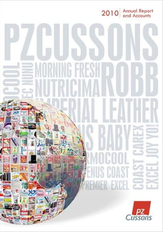 PZ Cussons  Annual Report 2010