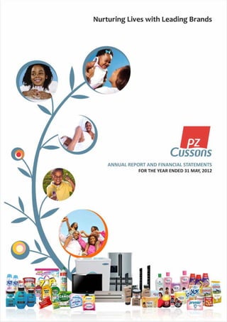 PZ Cussons  Annual Report 2012