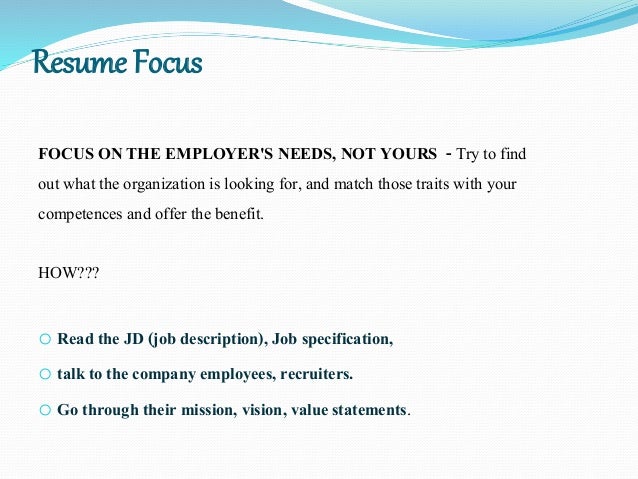 resume rough draft