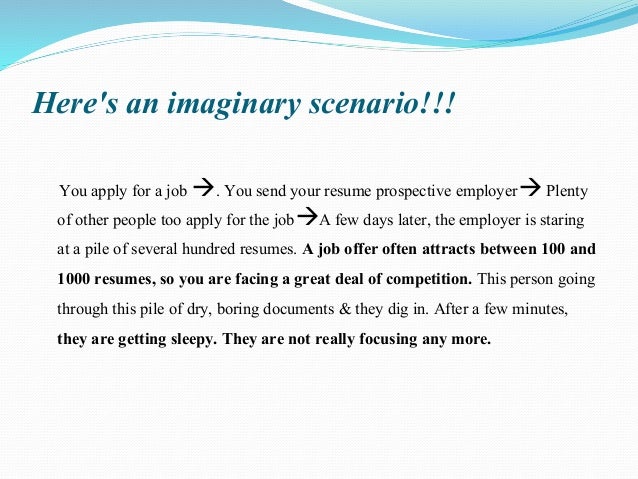 draft of a resumes
