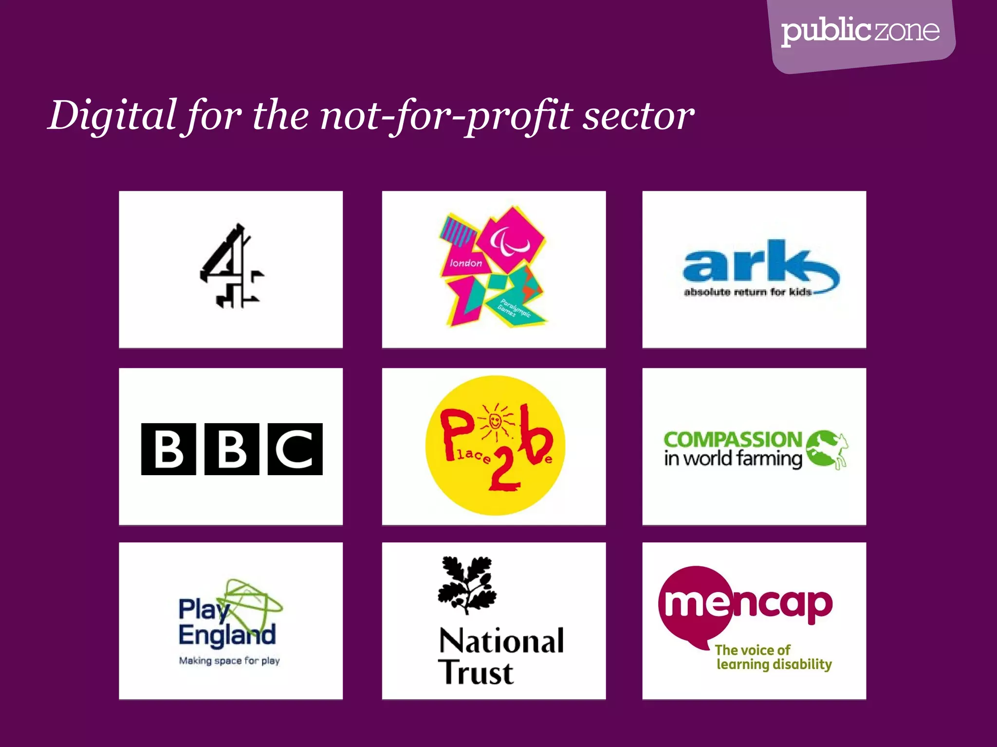 Digital for the not-for-profit sector 