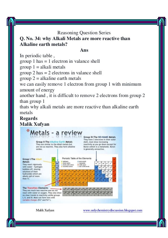 alkaline earth metals malik xufyan wwwonlychemistrydiscussionblogspotcom malik xufyan wwwonlychemistrydiscussionblogspot - Periodic Table Of Elements Alkaline Earth Metals alkaline earth metals malik xufyan wwwonlychemistrydiscussionblogspotcom malik xufyan wwwonlychemistrydiscussionblogspot - Periodic Table Of Elements Alkaline Earth Metals