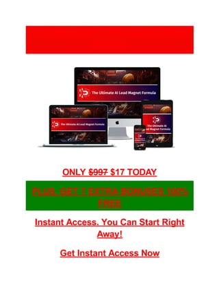 $4,385 Get Access To ‘The Ultimate Lead Magnet Workshop’ Now