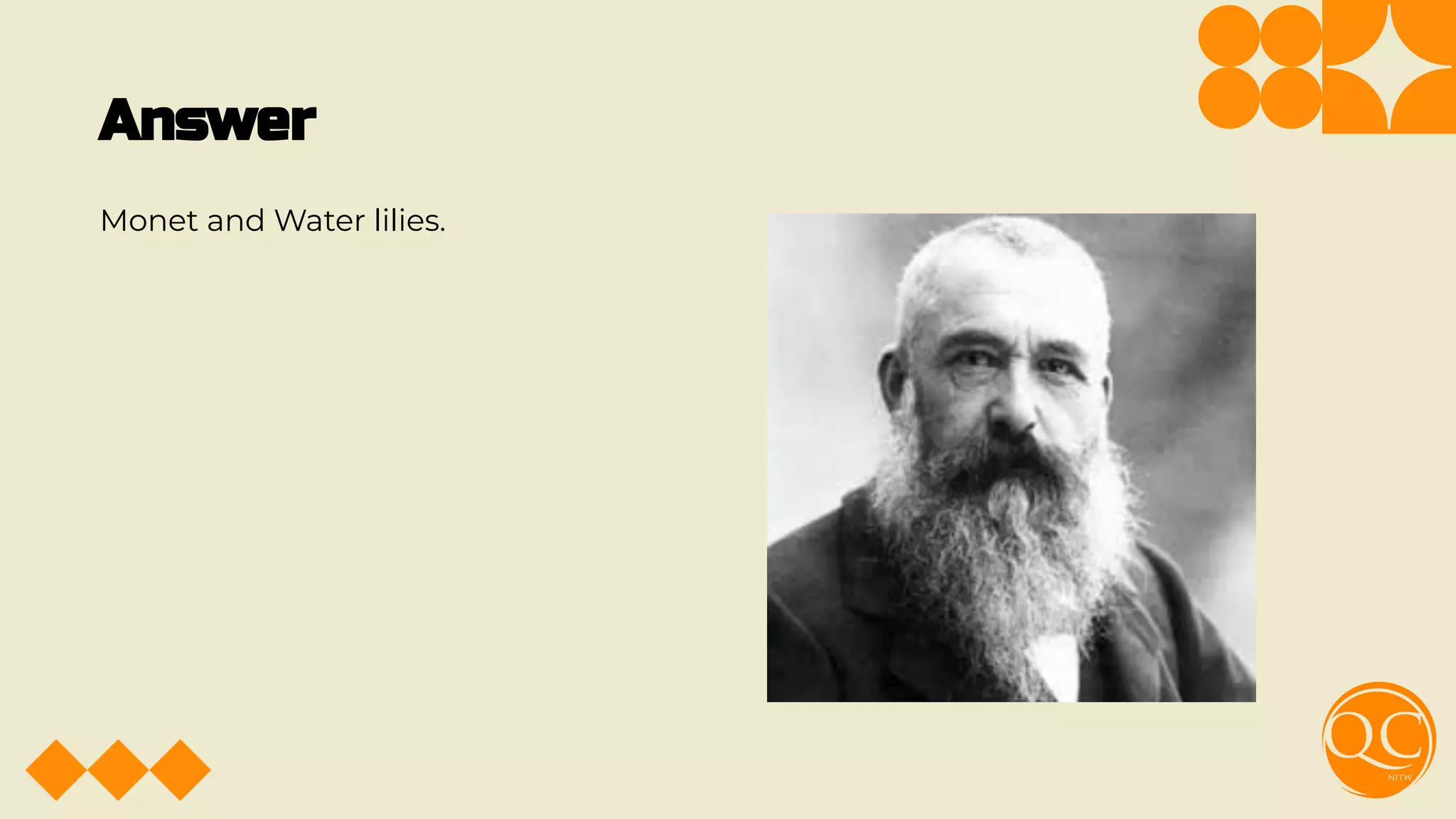 Answer
Monet and Water lilies.
 