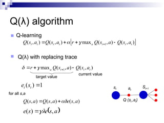 q-learning : utilizing reinforcement learning... A guide to Q learning mathematics and its derivation | PPT