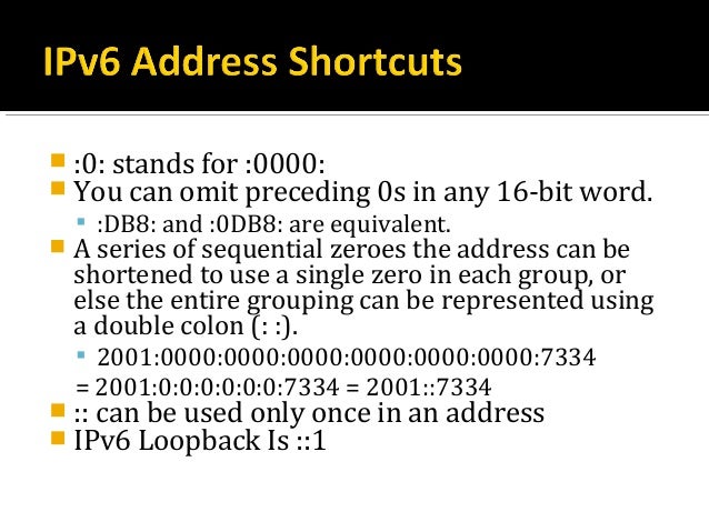 rules for compressing ipv6 addresses rules for compressing ipv6 addresses
