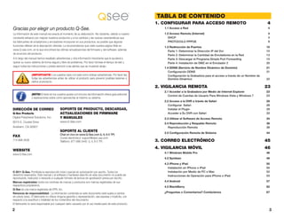 Q see qt series remote monitoring set up guide - spanish | PDF