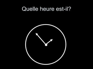 Quelle heure est-il? 