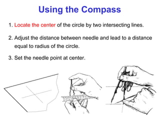 Using Drawing Tools and applied geometry | PPT