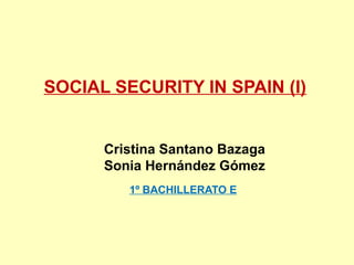•
What is the social secutiry?
In simple terms, the agree that society in which a person lives
should help them to develop...