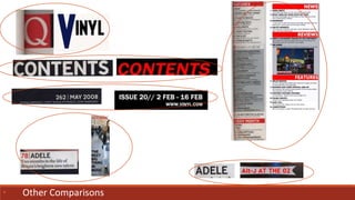 • Other Comparisons
 