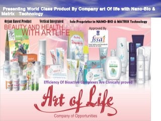 Presenting World Class Product By Company art Of life with Nano-Bio &
Matrix Technology
 