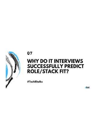 #TechIETalks - QA Analytics recap