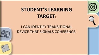 Grade-8-signals-that-indicate-coherence | PPTX