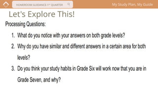 Q1 - HG - Module 1 My Study Plan, My Guide.pptx