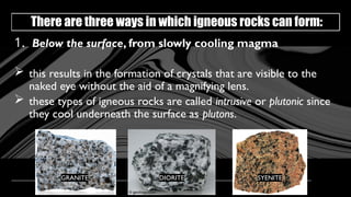Magnifying Rocks The Rocks of the Earth and Its Characteristics | PPTX