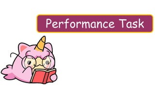Performance Task
 