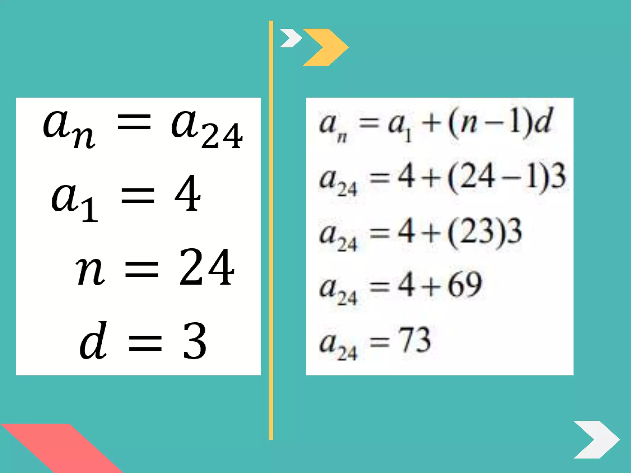 illustrating and finding the nth term of arithmetic sequence | PPTX