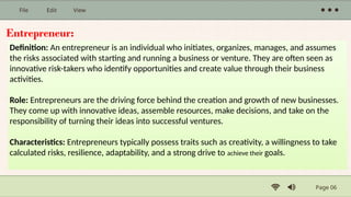 Introduction to Entrepreneurship Q1-ENTREP | PPTX